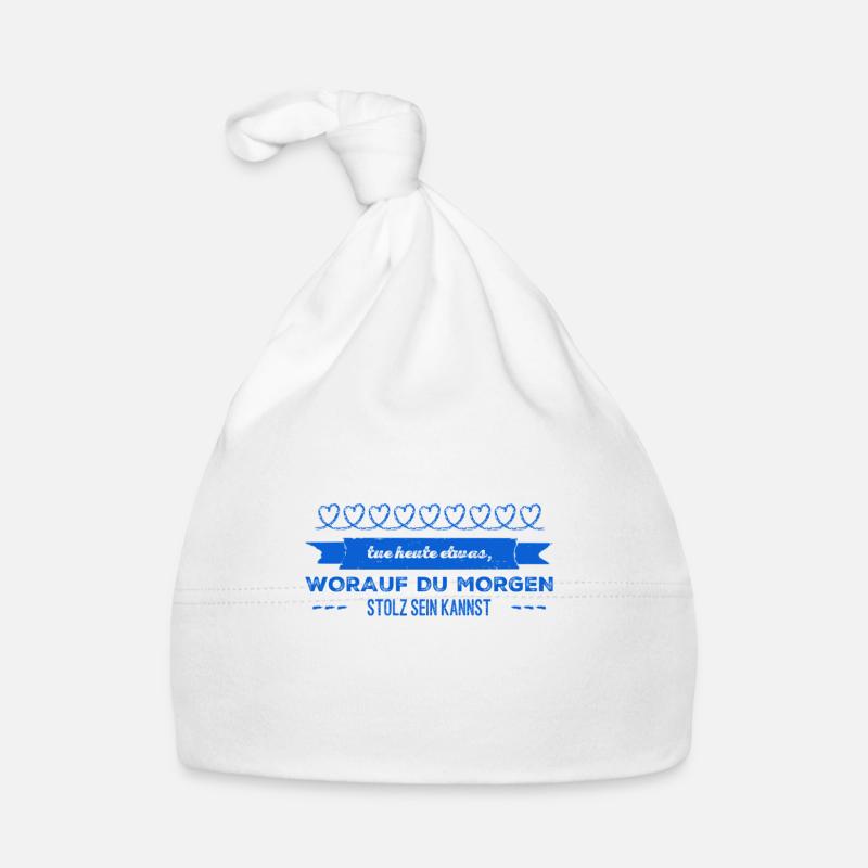 nimm dein Leben in die Hand Baby Bio-Mütze
