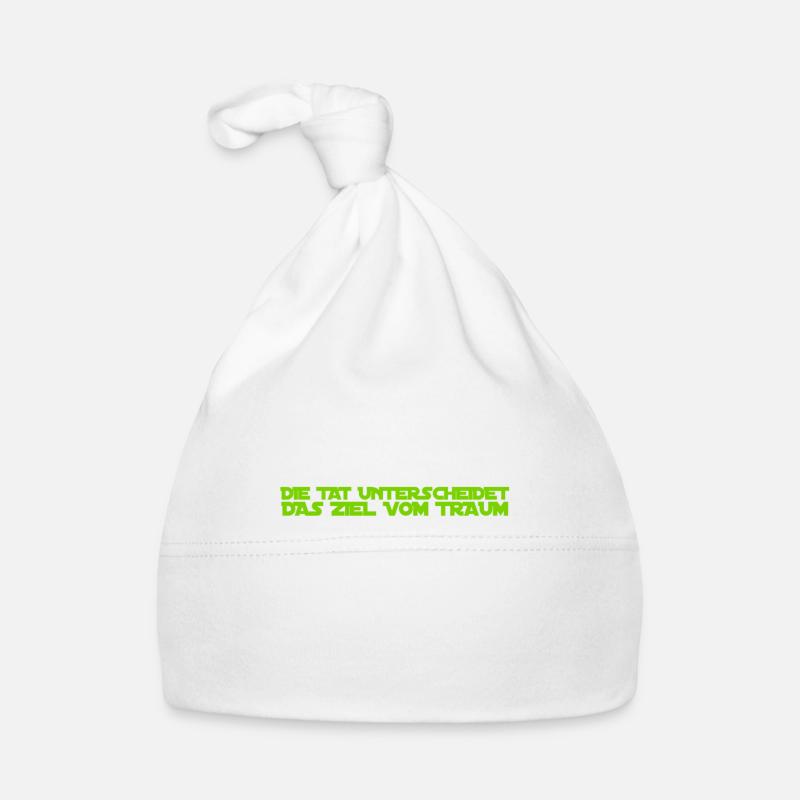 hör auf zu träumen Baby Bio-Mütze