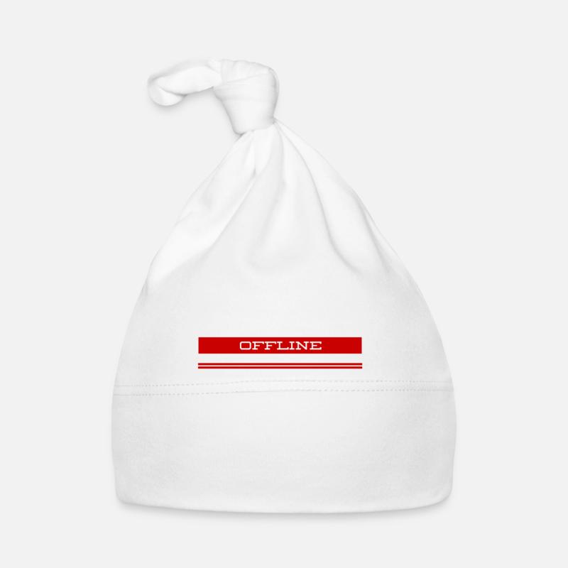 offline ist super Baby Bio-Mütze