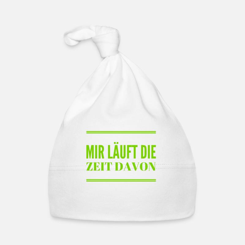 die Zeit läuft davon Baby Bio-Mütze