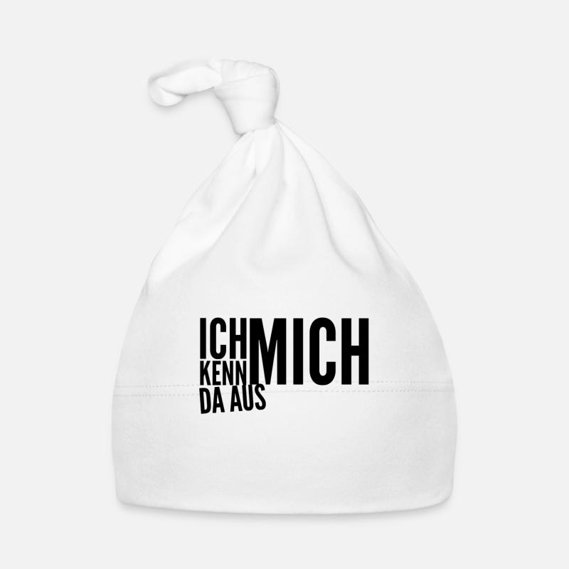 darin bi ich Experte - Baby Bio-Mütze - Weiß