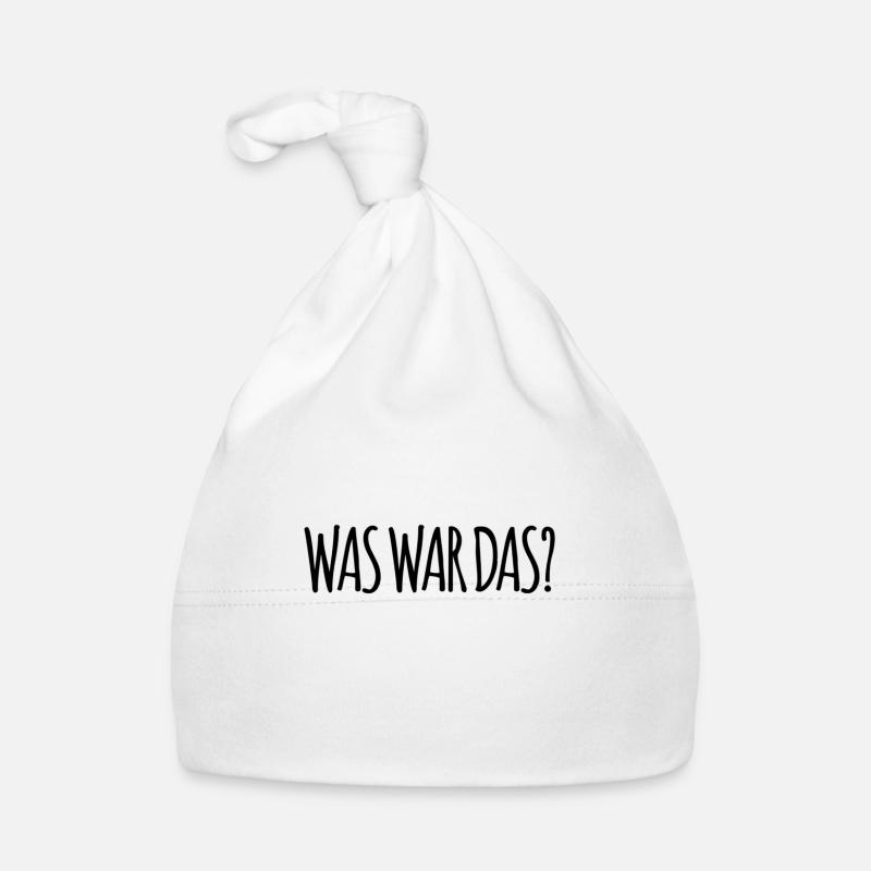 was das wohl war? Baby Bio-Mütze