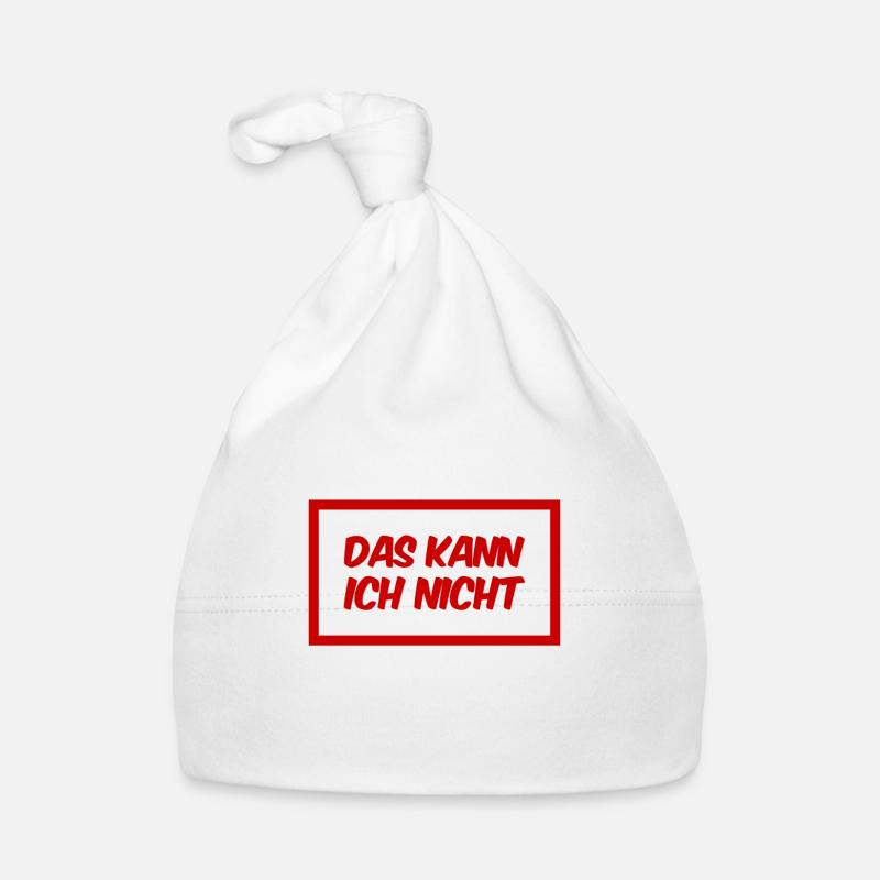 nicht können Baby Bio-Mütze