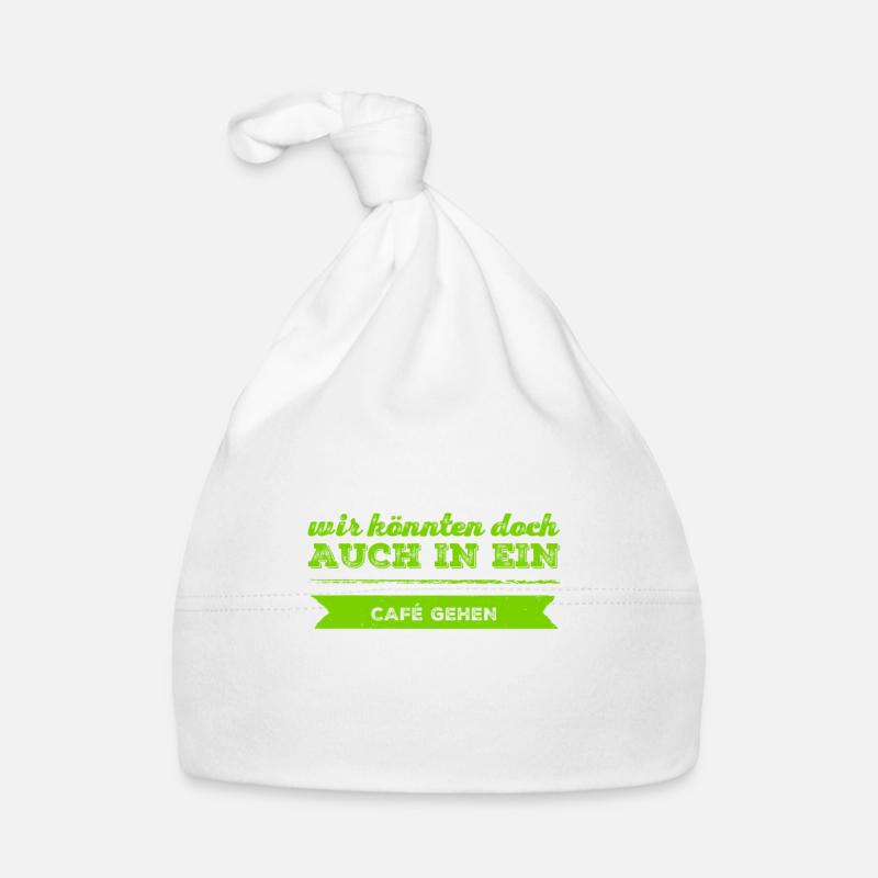 ich möchte mit dir ins Cafe gehen Baby Bio-Mütze