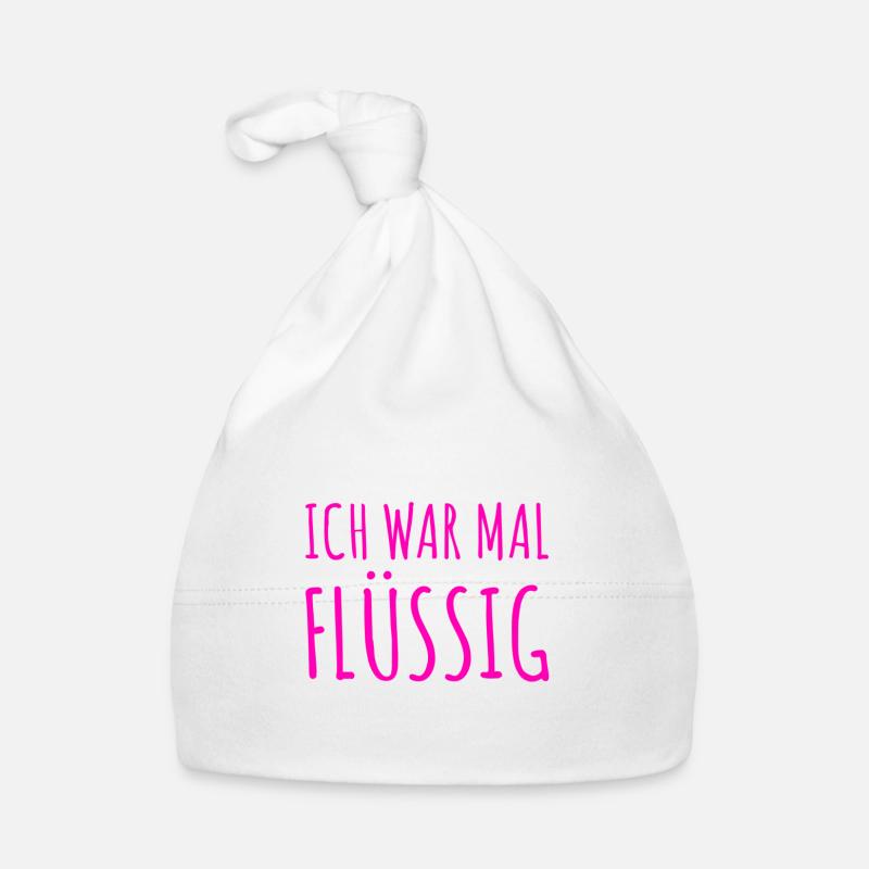 ich war mal flüssig Baby Bio-Mütze