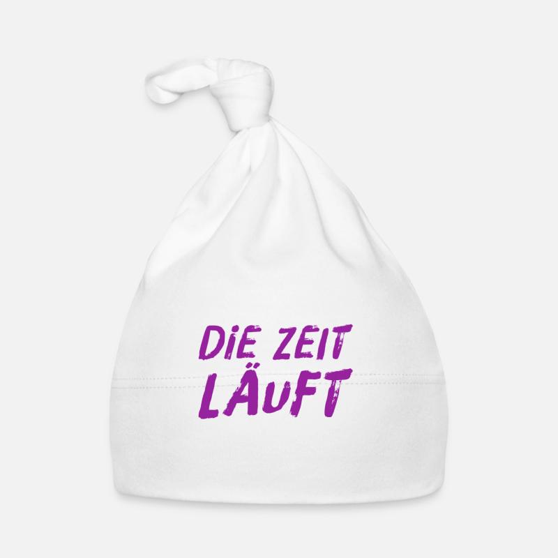 ich schau auf die Uhr Baby Bio-Mütze