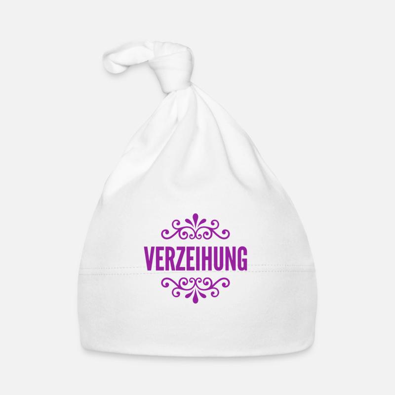 ich bitte um Verzeihung Baby Bio-Mütze