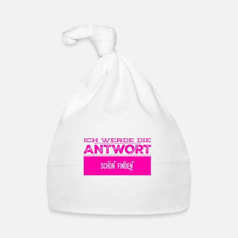 das Finden einer Antwort Baby Bio-Mütze