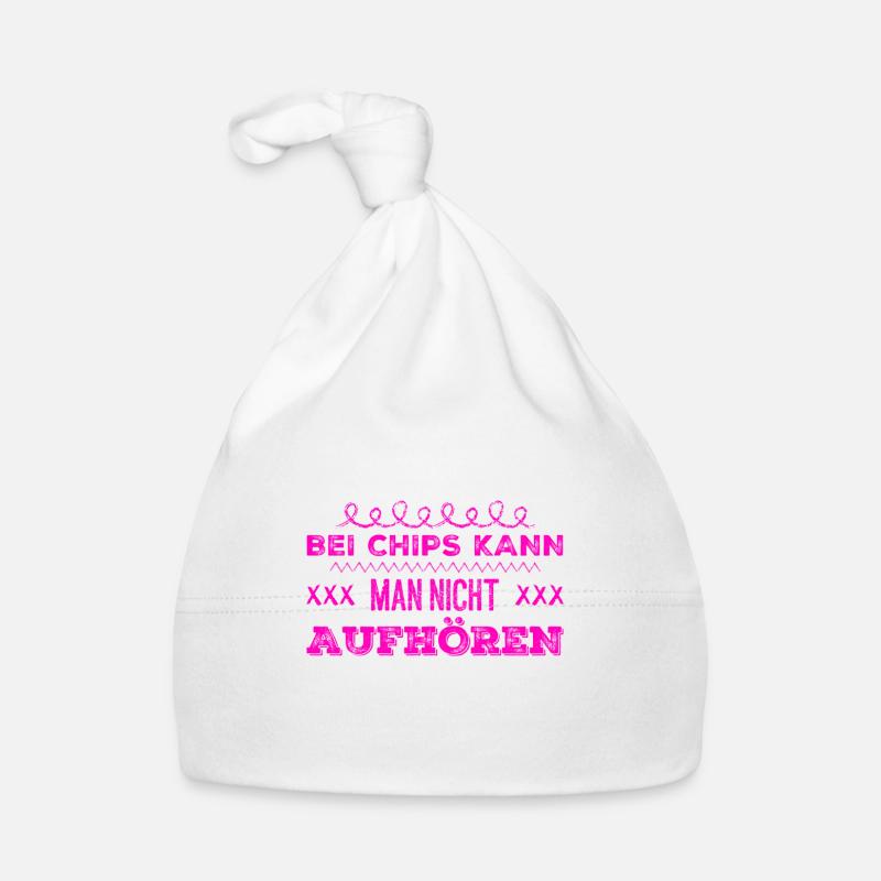 Chips müssen sein Baby Bio-Mütze