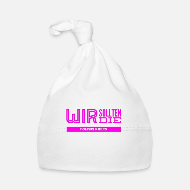 lass uns die Cops rufen Baby Bio-Mütze
