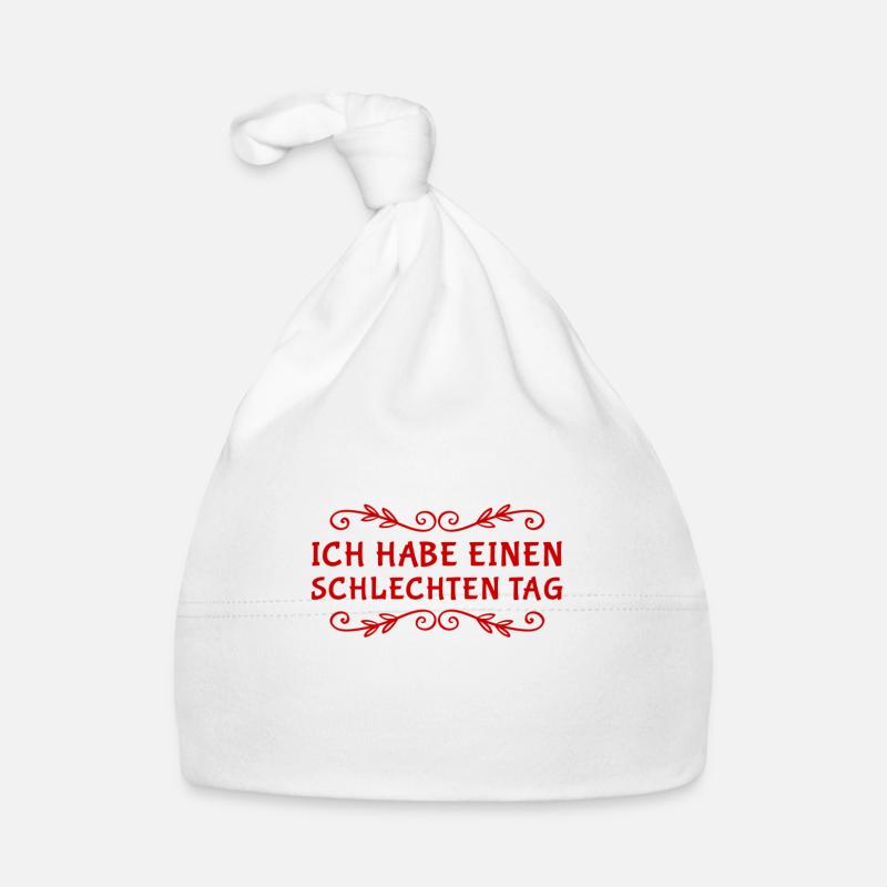 mir ging es schon besser Baby Bio-Mütze