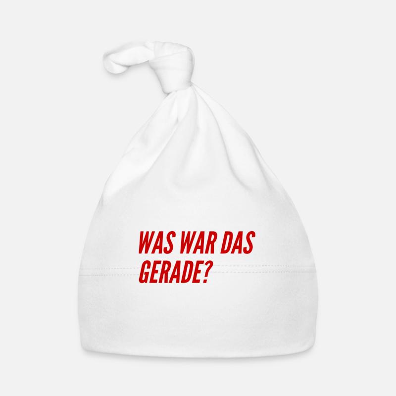 was war das gerade Baby Bio-Mütze