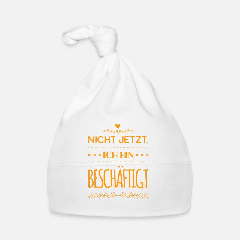 ich bin beschäftigt Baby Bio-Mütze