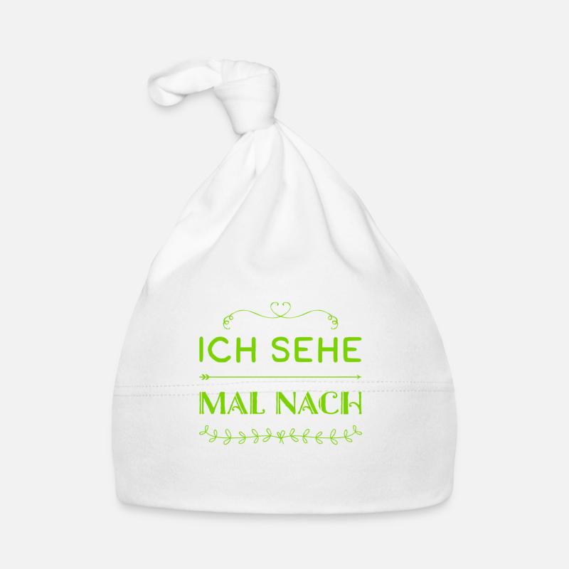 ich werfe einen Blick drauf Baby Bio-Mütze