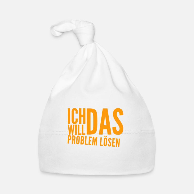 ich bin ein Problemlöser Baby Bio-Mütze