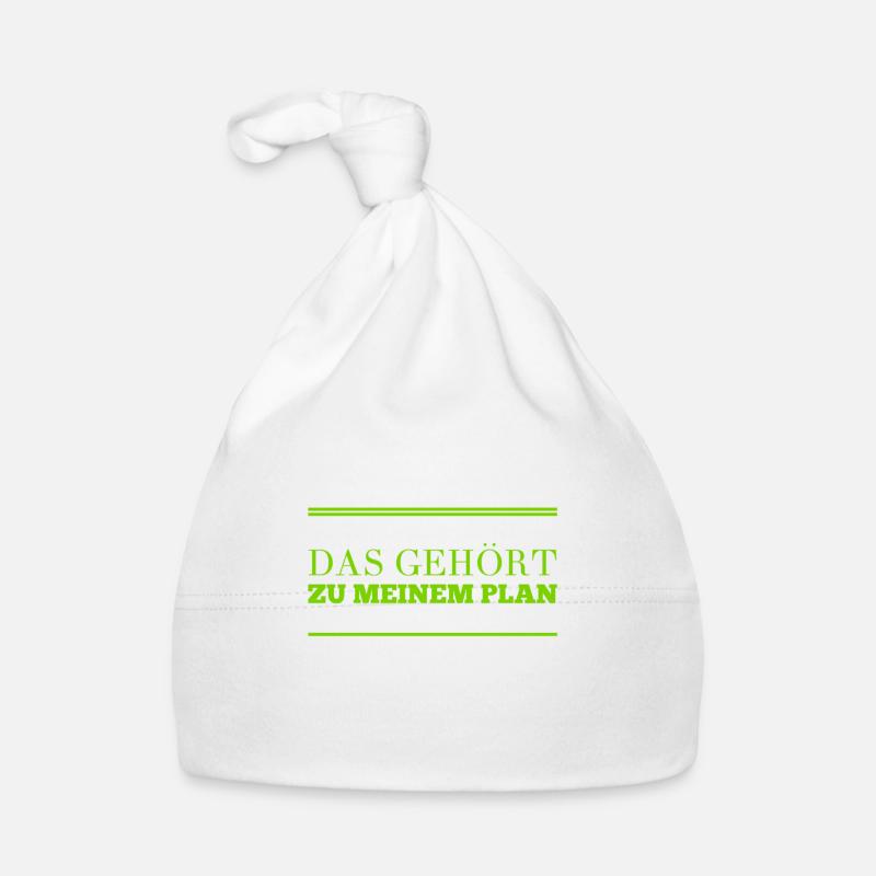 Teil des Plans Baby Bio-Mütze
