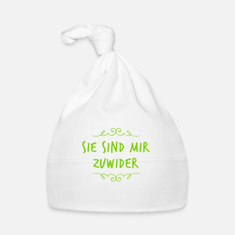 sie sind mir unsympathisch Baby Bio-Mütze