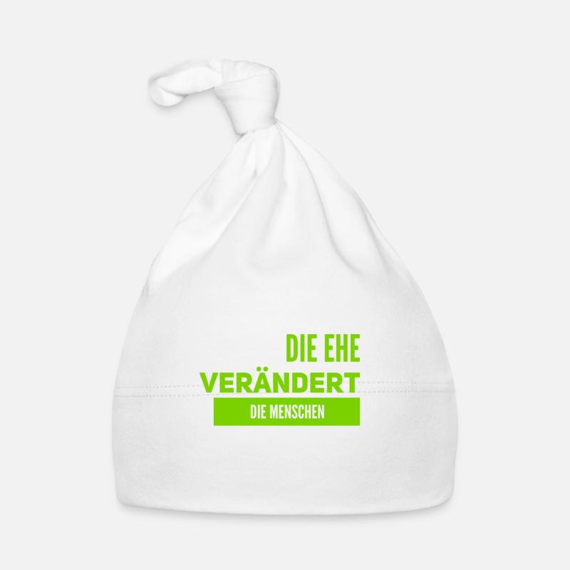 Veränderung durch Ehe Baby Bio-Mütze