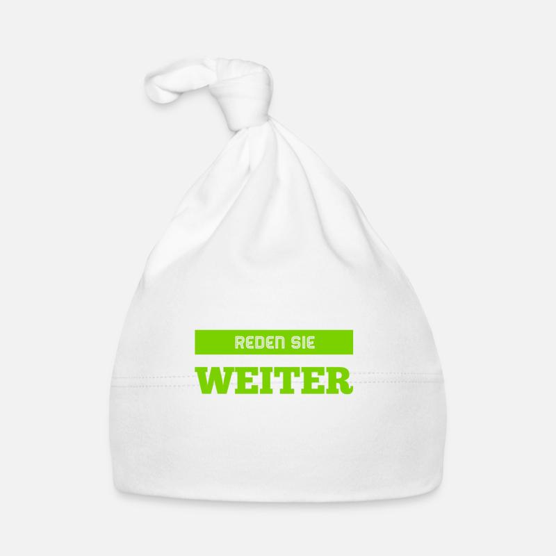 sprechen sie weiter Baby Bio-Mütze