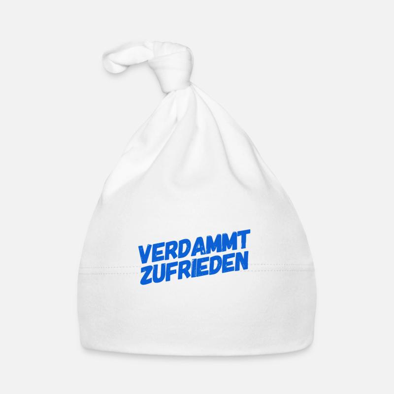 ich bin zufrieden Baby Bio-Mütze