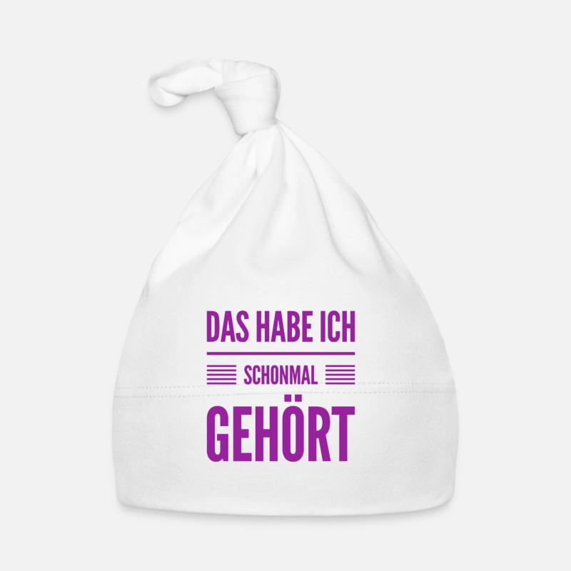 das ist mir vertraut Baby Bio-Mütze