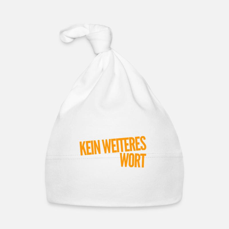ich fordere Schweigen Baby Bio-Mütze