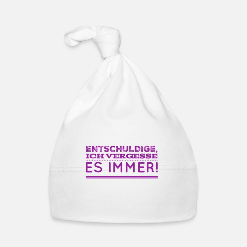 Vergesslichkeit Baby Bio-Mütze