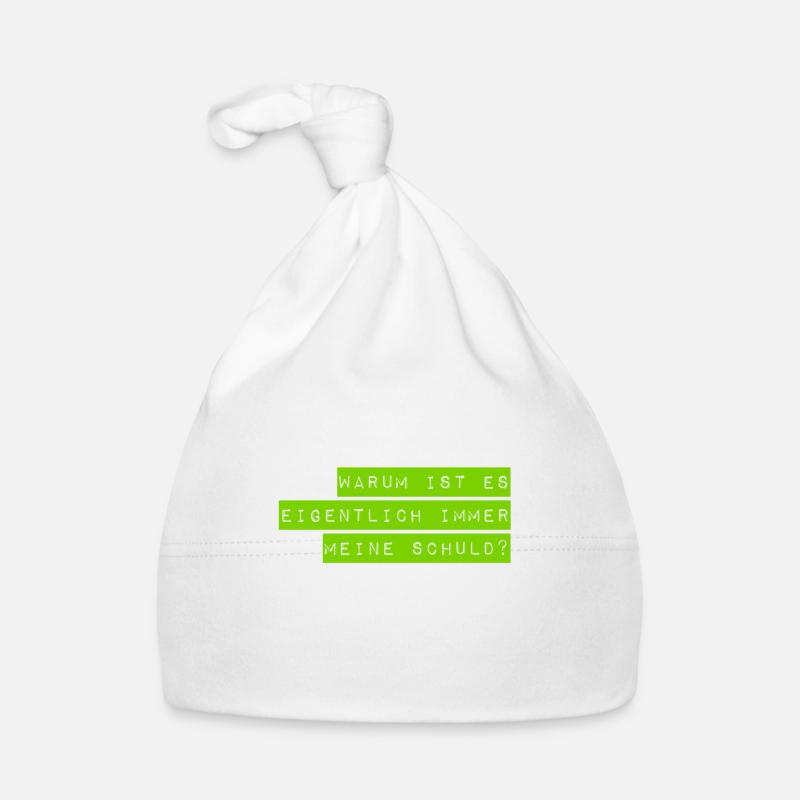 ich bin nicht schuld Baby Bio-Mütze