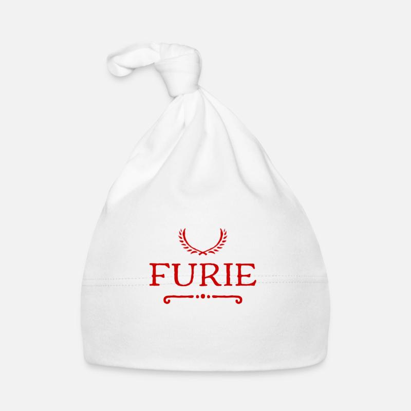 vor dir steht eine Furie Baby Bio-Mütze