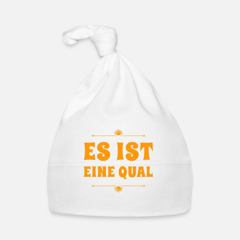 es ist eine Qual Baby Bio-Mütze