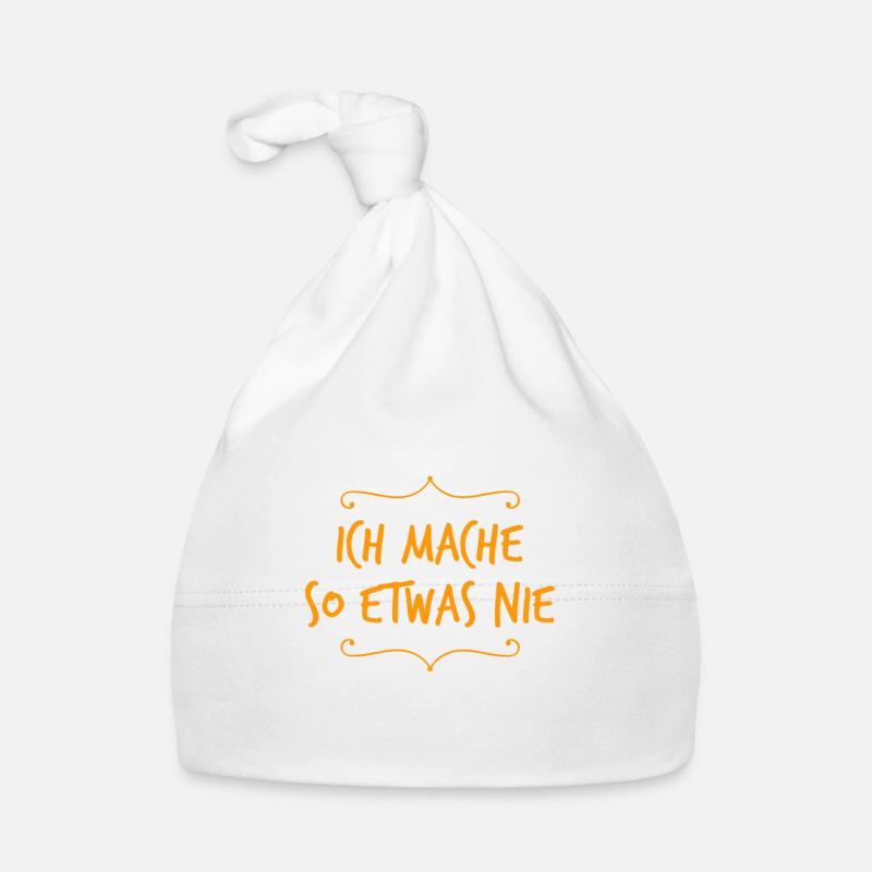 nicht mit mir Baby Bio-Mütze