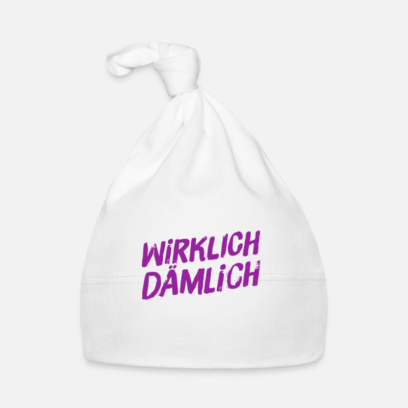richtig dämlich Baby Bio-Mütze
