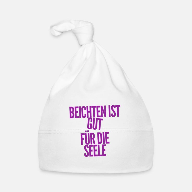 ich liebe die Beichte Baby Bio-Mütze
