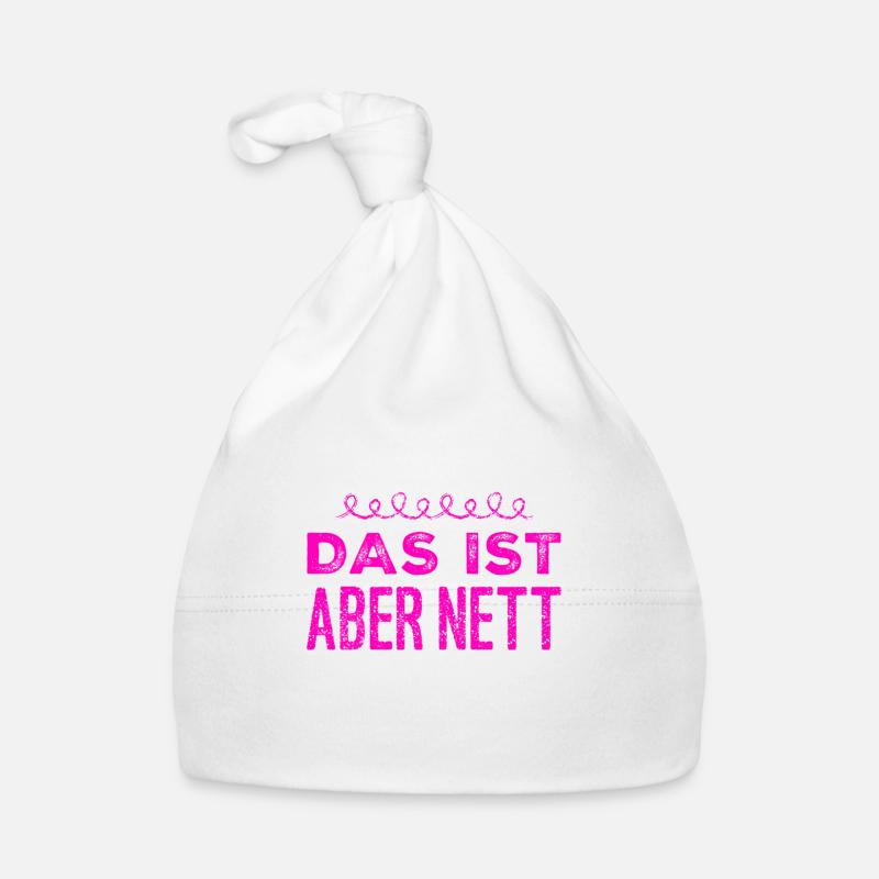 wie nett von dir Baby Bio-Mütze