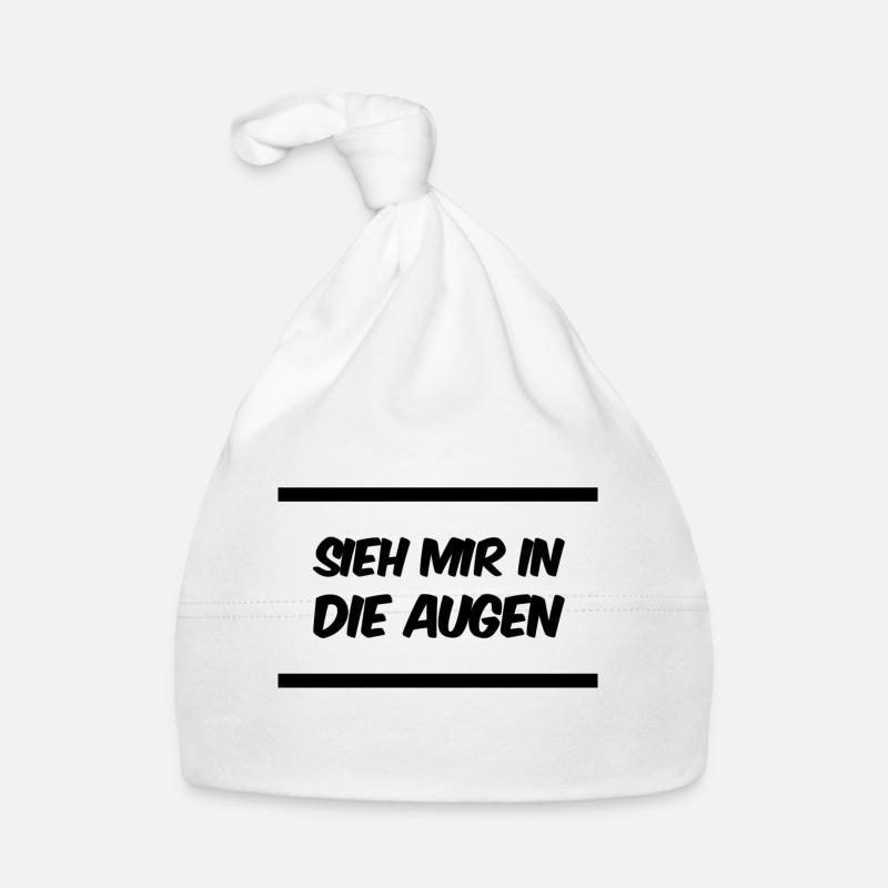 sieh mich bitte an Baby Bio-Mütze