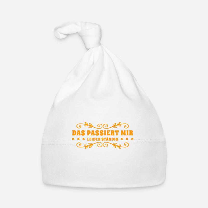 das passiert mir leider ständig Baby Bio-Mütze