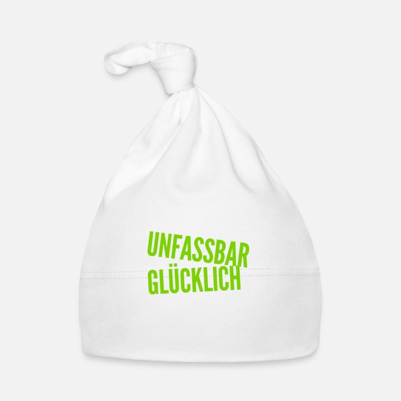 ich bin im Glück Baby Bio-Mütze