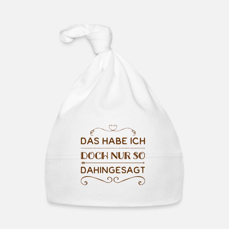 nur so, ohne Bedeutung Baby Bio-Mütze