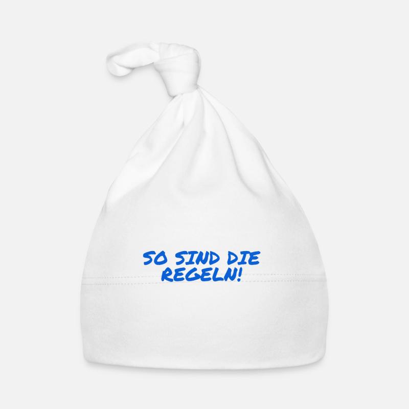 Regeln sind toll Baby Bio-Mütze
