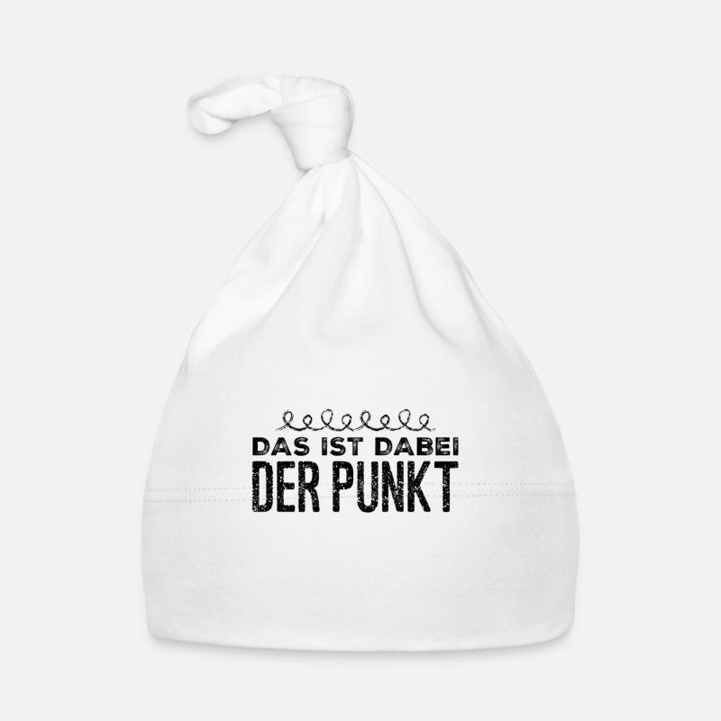 ich mache einen Punkt Baby Bio-Mütze