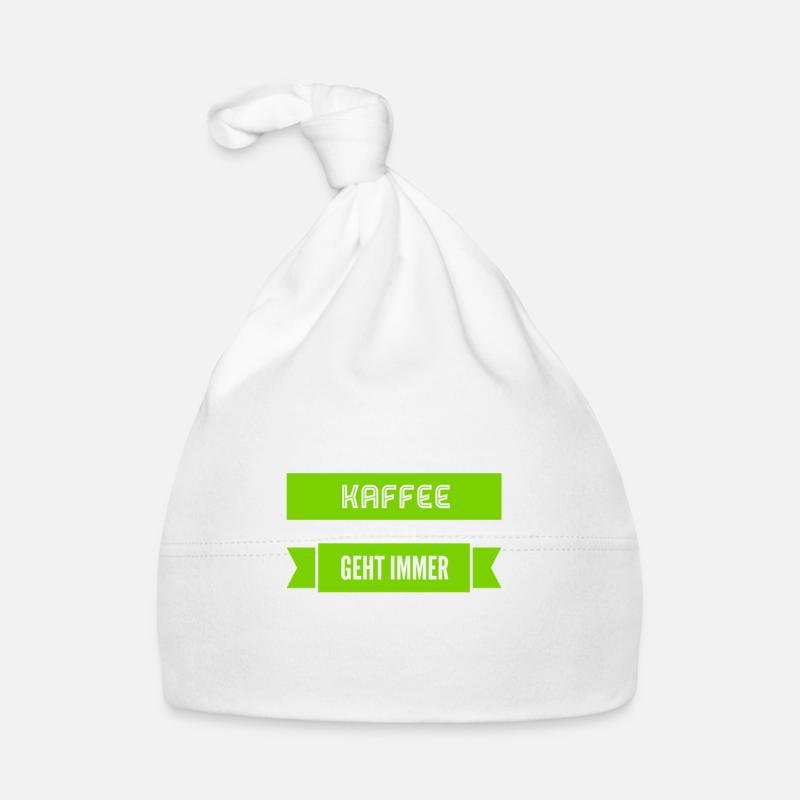 Kaffee ist spitze Baby Bio-Mütze