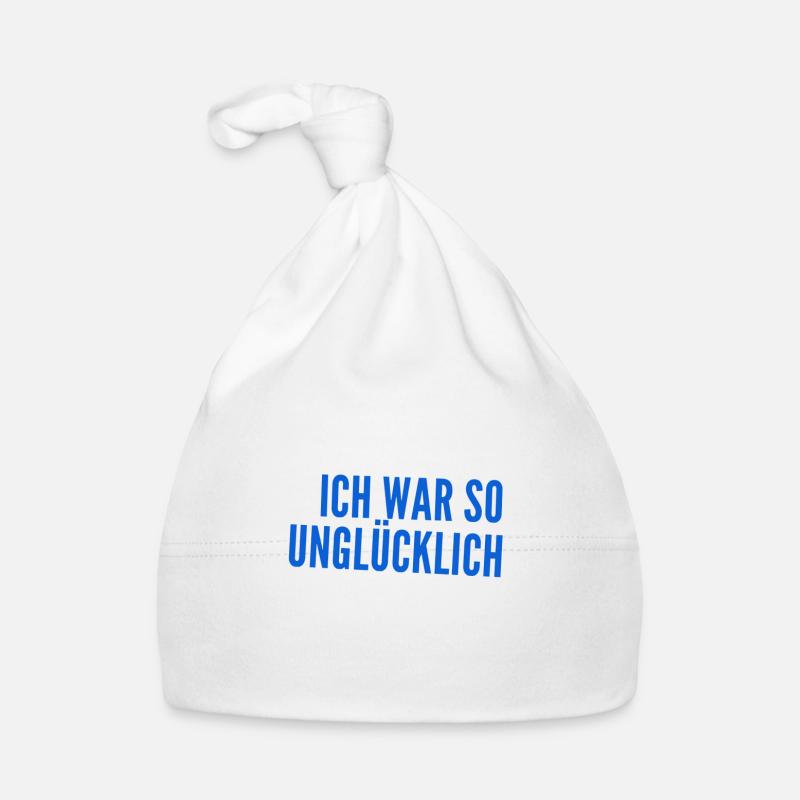 ich war unglücklich Baby Bio-Mütze