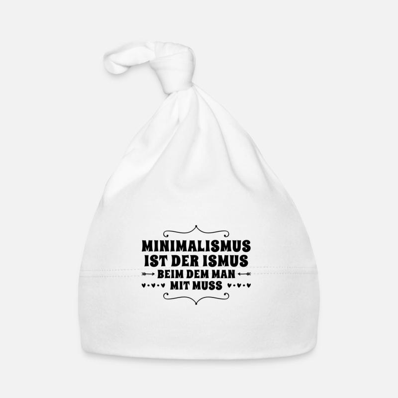 ich mag es minimalistisch Baby Bio-Mütze