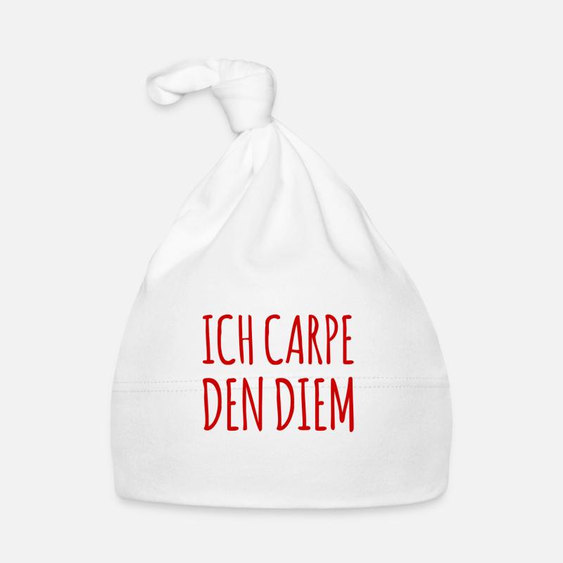 ich carpe den diem Baby Bio-Mütze