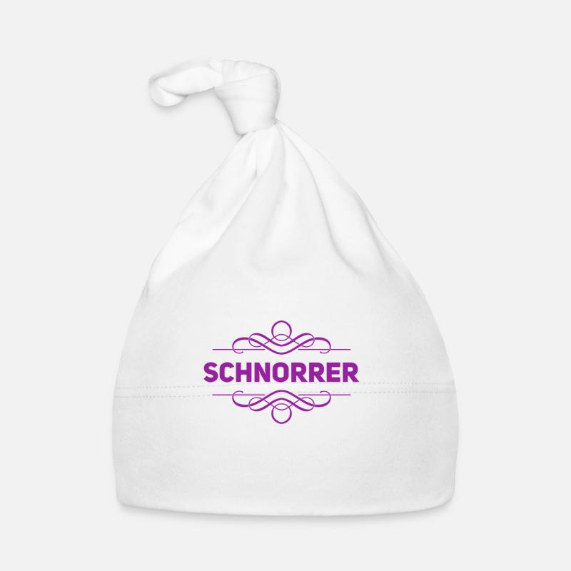schnorren ist mein Ding Baby Bio-Mütze