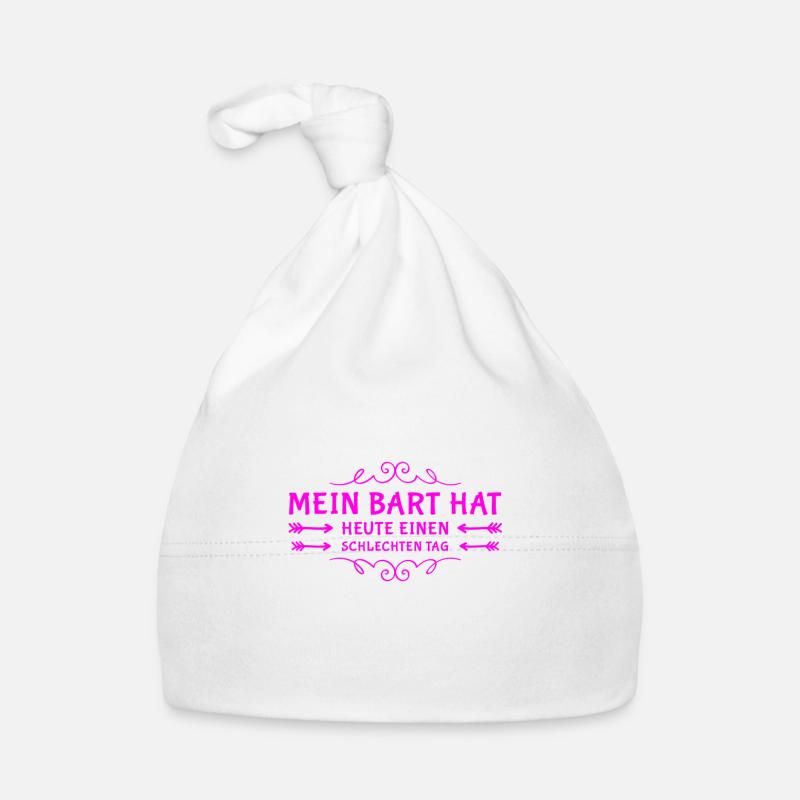 mein Bart hat einen schlechten Tag Baby Bio-Mütze