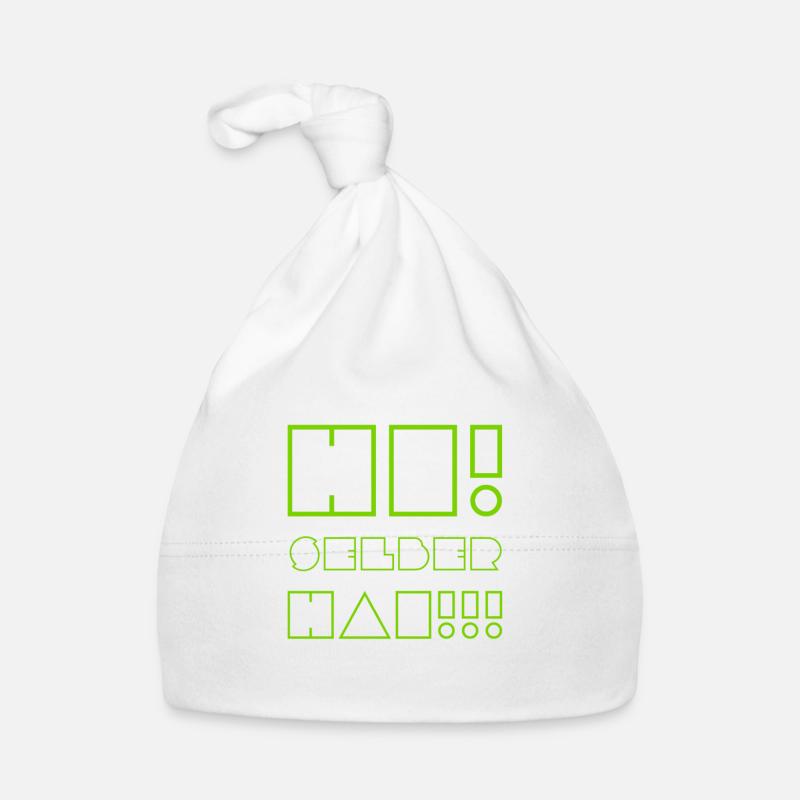 grüß dich Baby Bio-Mütze