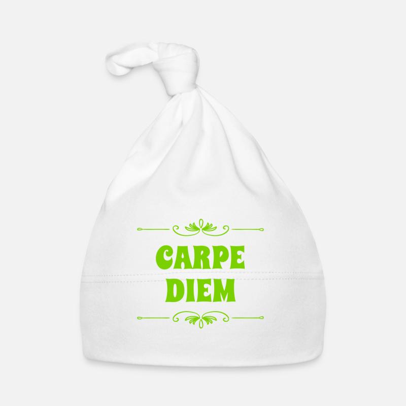the day is great Organic Baby Cap