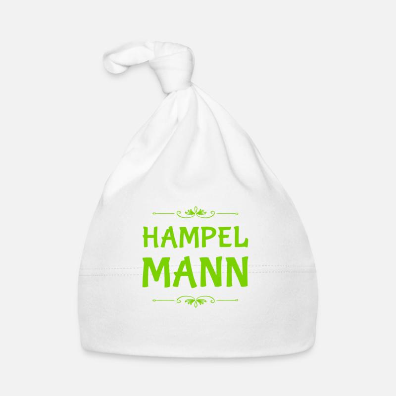 vor dir steht ein Hampelmann Baby Bio-Mütze