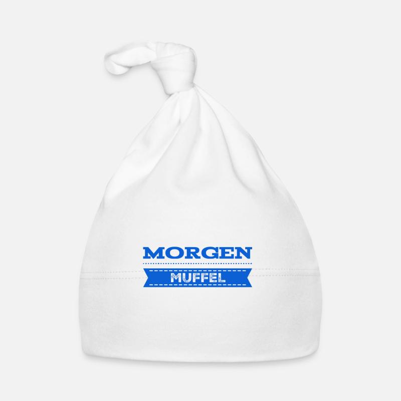 ich bin ein Morgenmuffel Baby Bio-Mütze